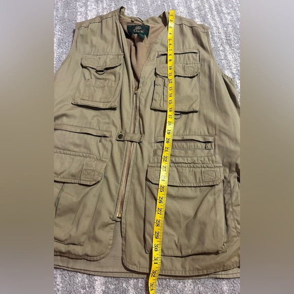 Vintage Orvis Hunting Vest Mens Sz XL Outdoor Safari Multi Pocket Utility Travel - Picture 8 of 8